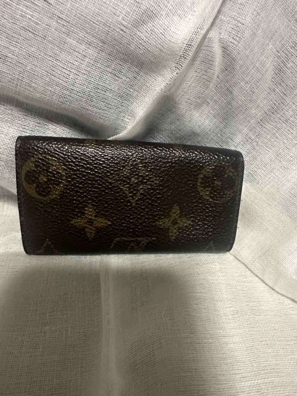 Louis Vuitton Monogram Canvas Key & Card Holder Dark Brown w/Gold Hardware 💯% - Picture 3 of 14